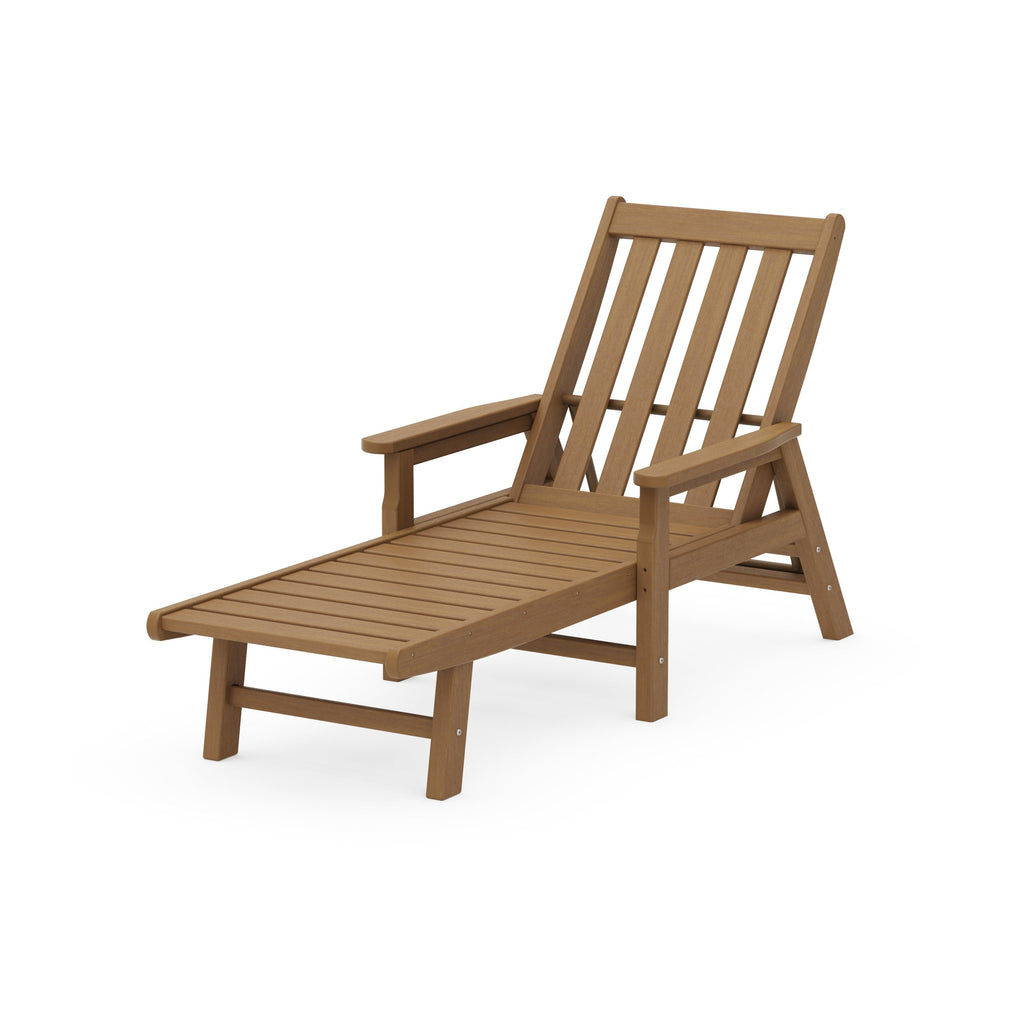 Vineyard Chaise with Arms