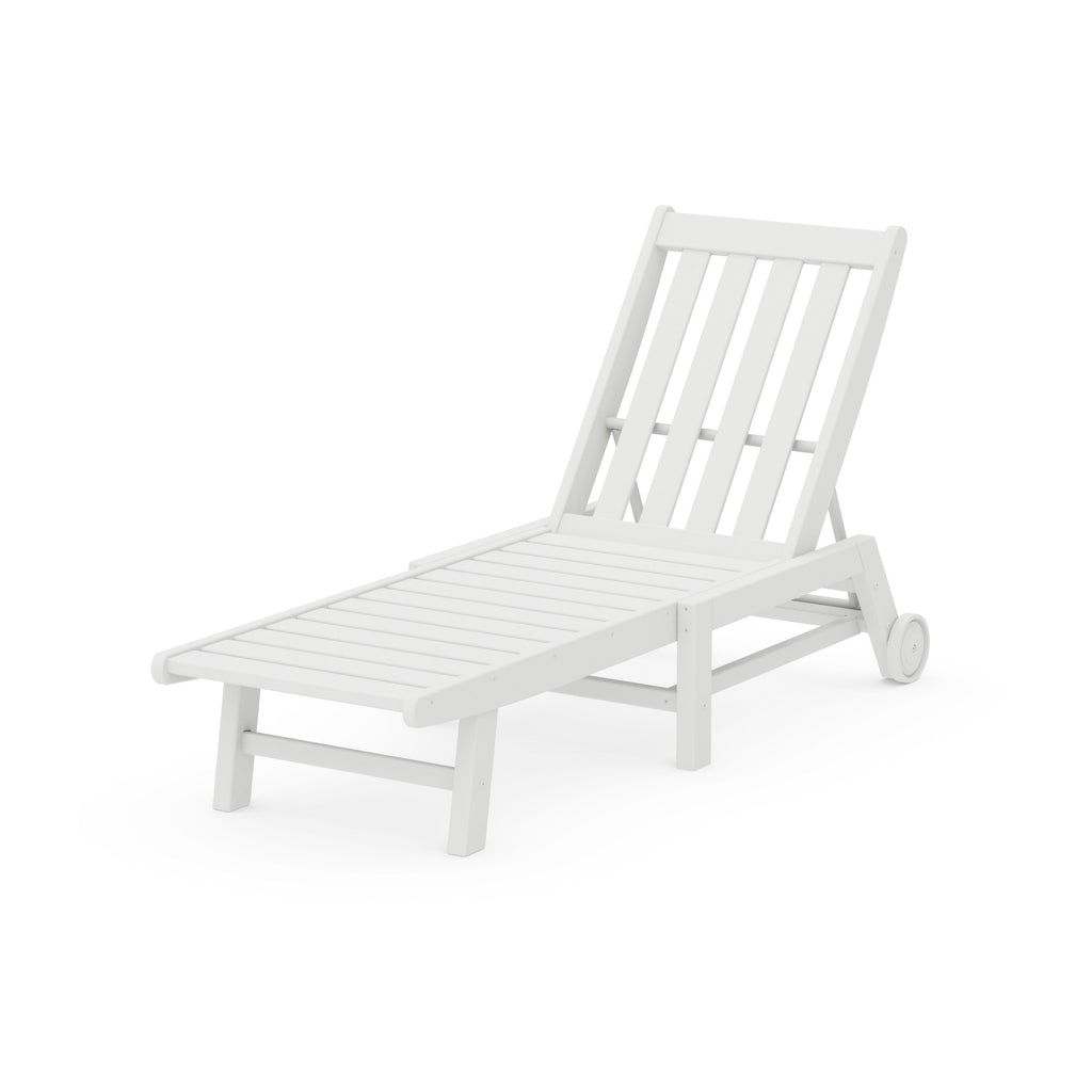 Vineyard Chaise with Wheels