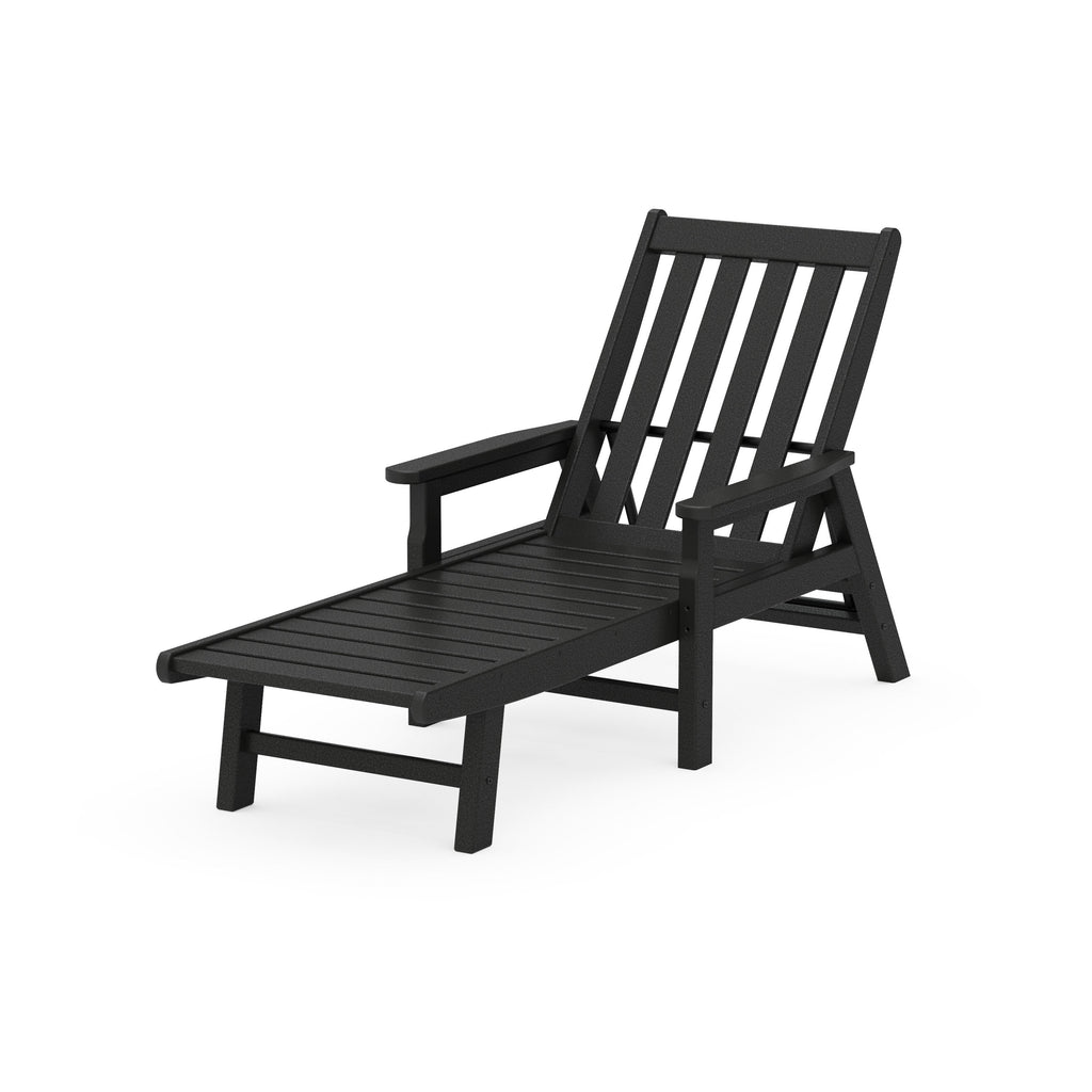 Vineyard Chaise with Arms