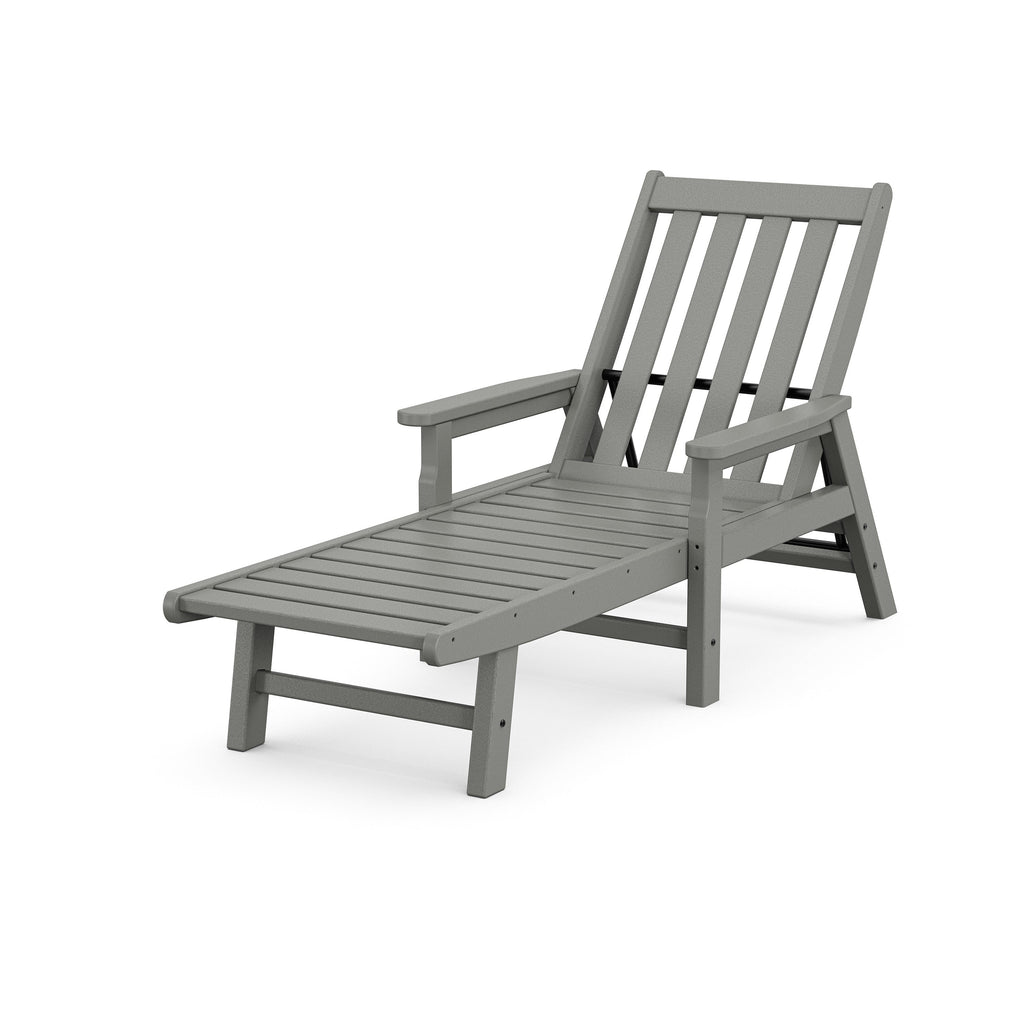 Vineyard Chaise with Arms