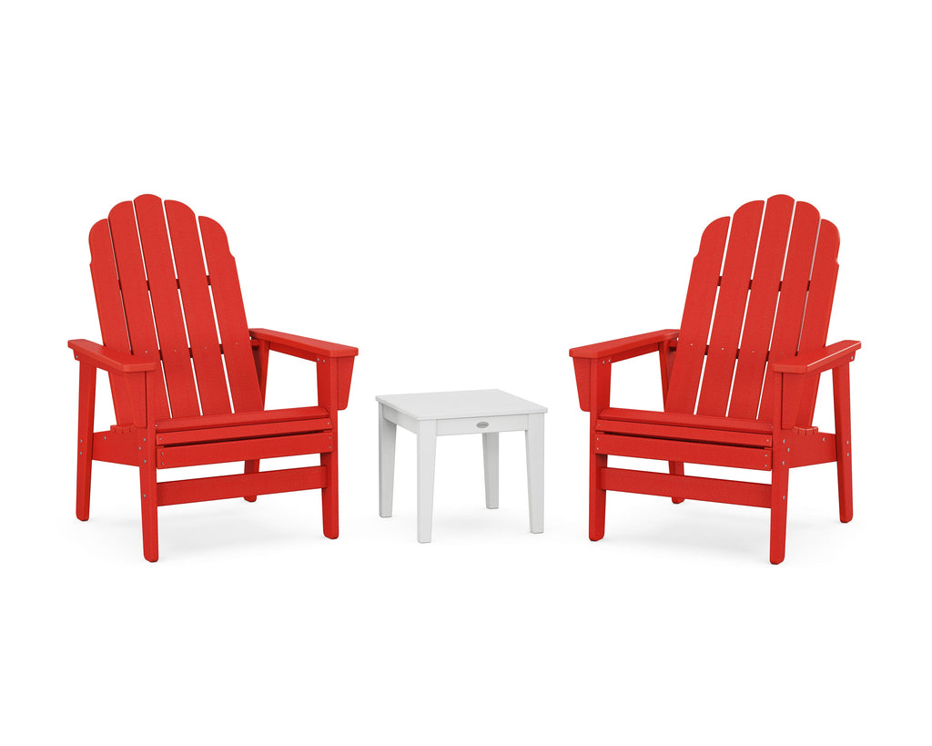 3-Piece Vineyard Grand Upright Adirondack Set