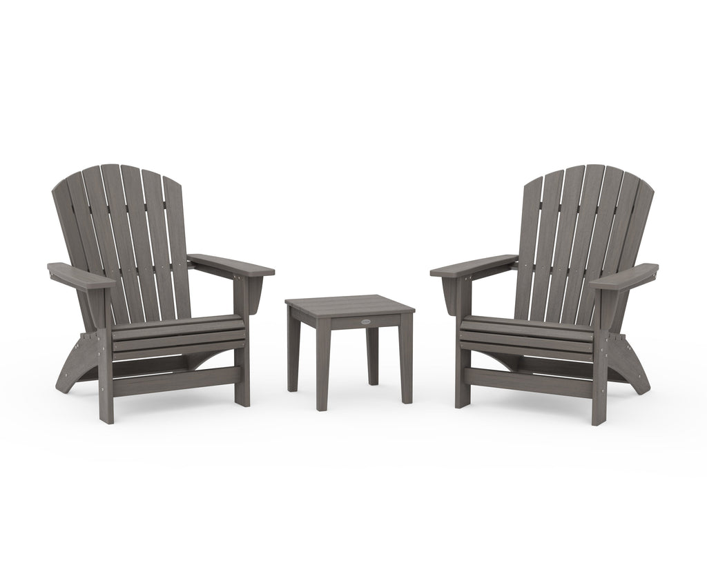 3-Piece Nautical Grand Adirondack Set